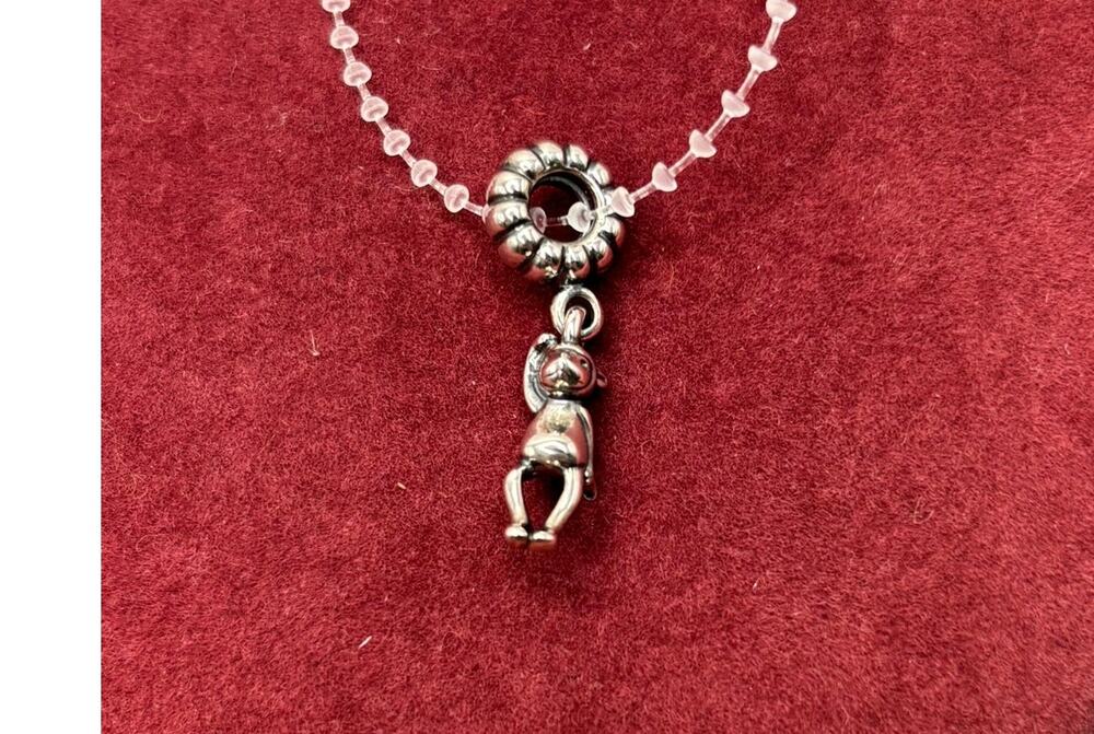 Pandora Sterling Silver Gibralter Monkey Dangle Charm #76899